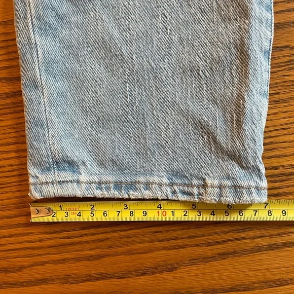 Madewell Perfect Vintage Jean in Fiore Wash Women Size 29 Straight Leg Blue - Picture 13 of 13